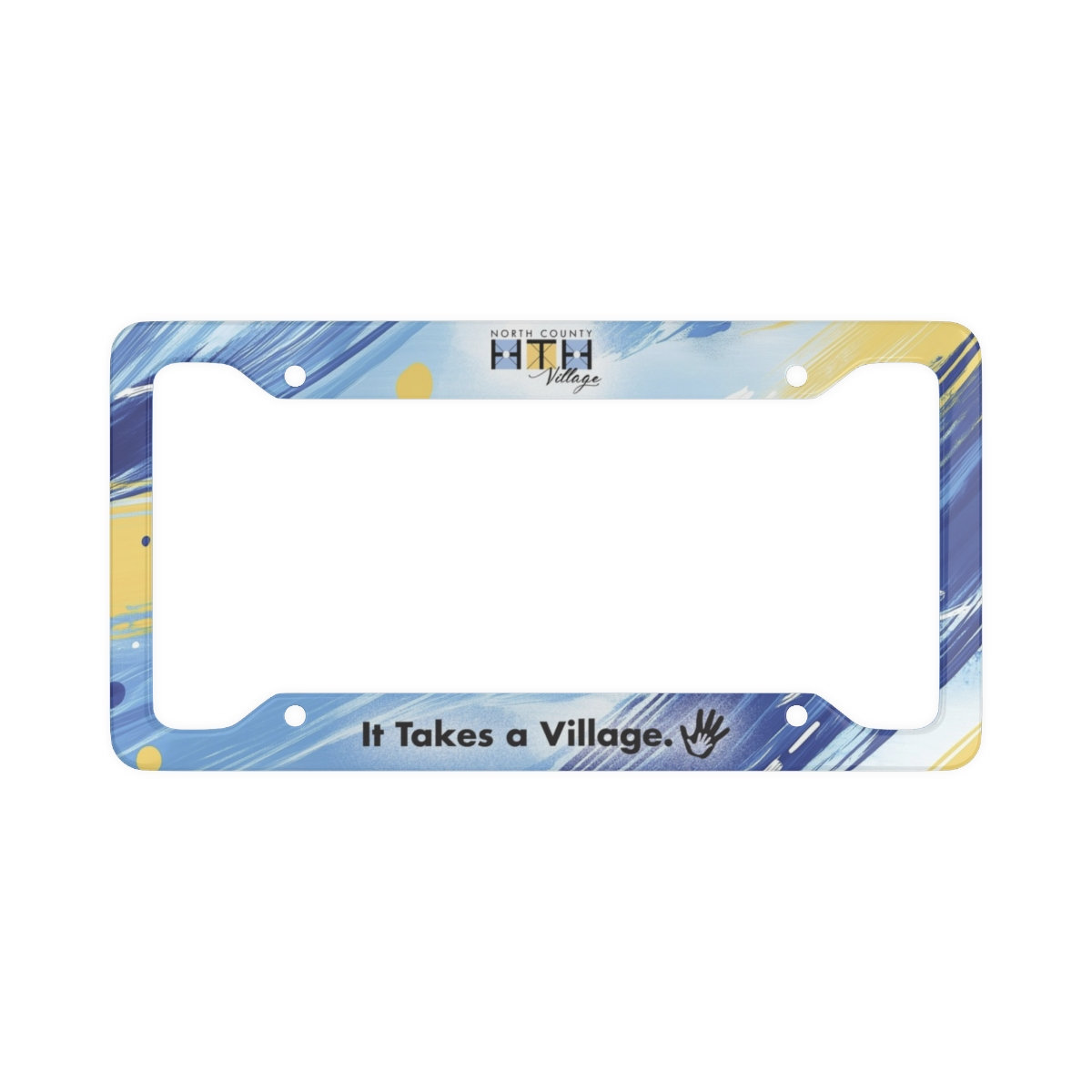 Product It Takes A Village License Plate Frame