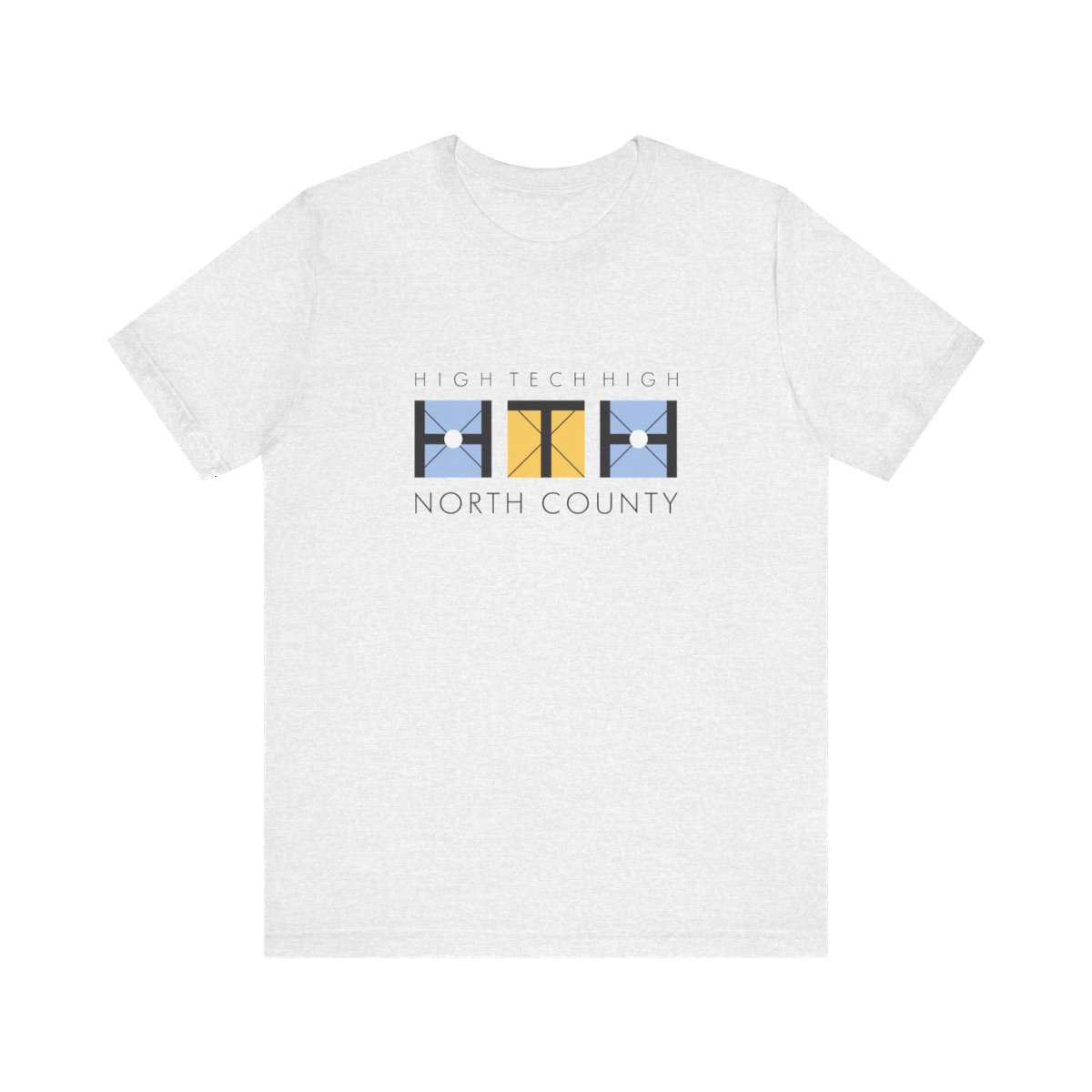 Product HTH School Logo Tee A Ash