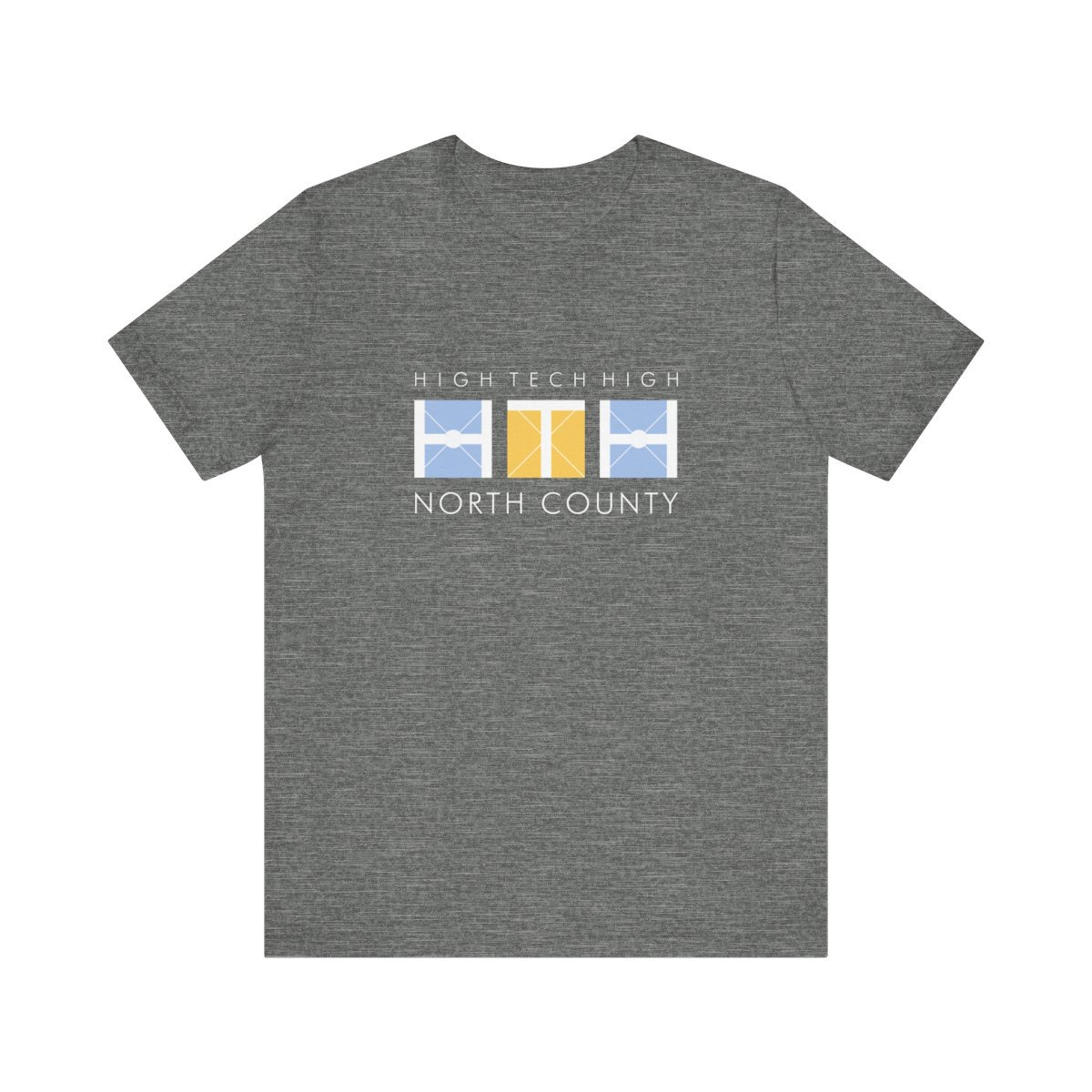 Product HTH School Logo Tee A Deep Heather