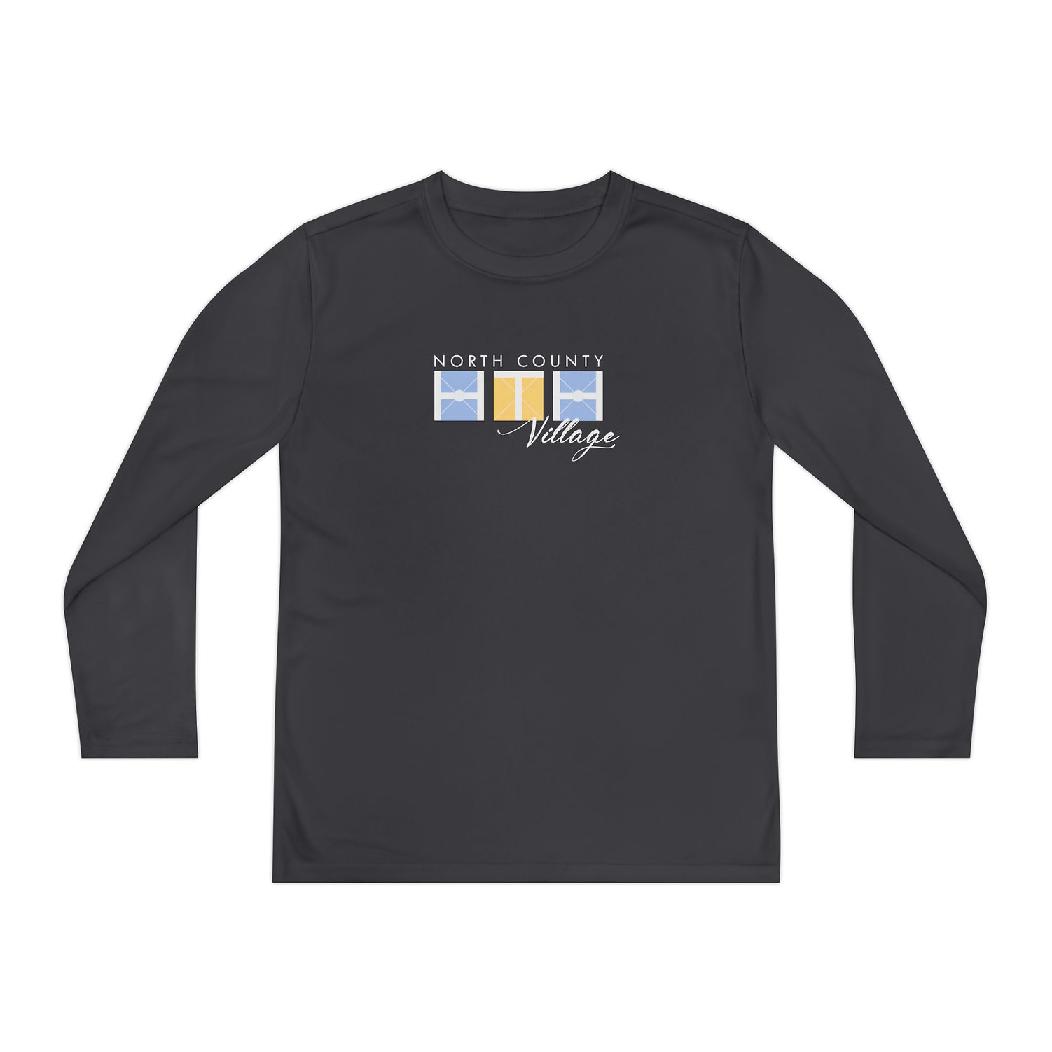 Product HTHNC Village Logo Long Sleeve Y Grey