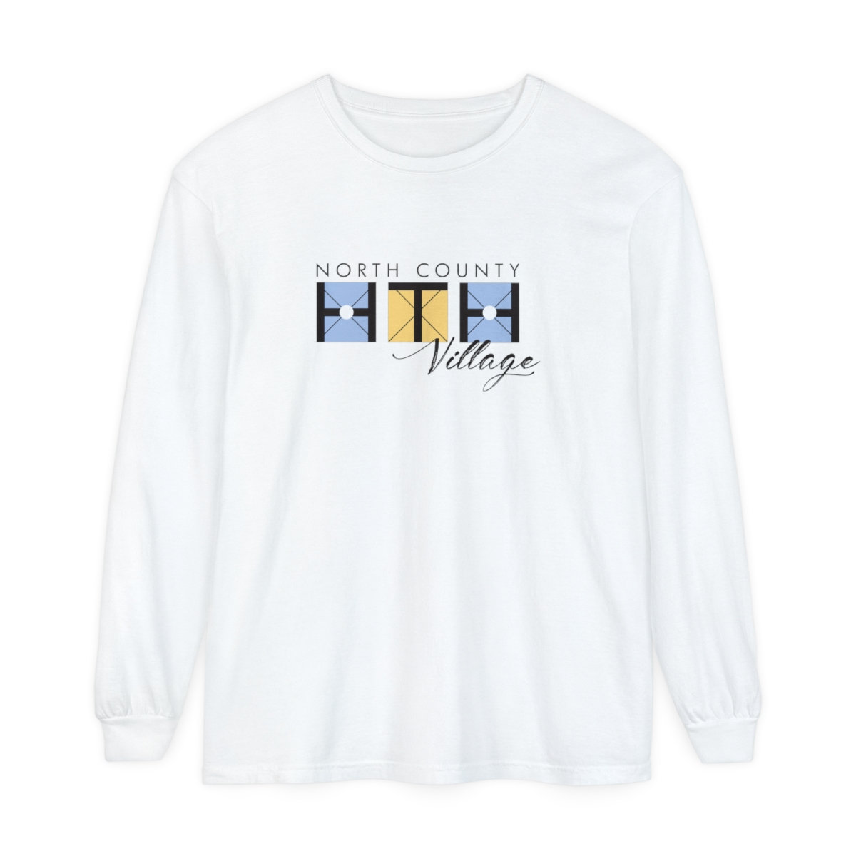 Product HTHNC Village Logo Sleeve A White