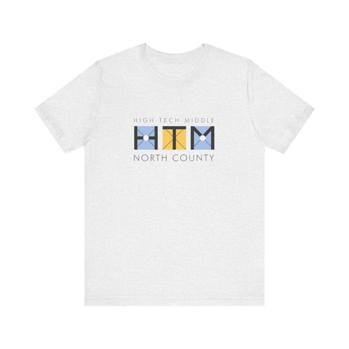 Product HTM School Logo Tee A Ash