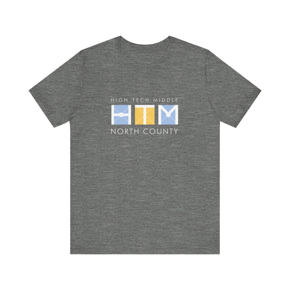 Product HTM School Logo Tee A Deep Heather