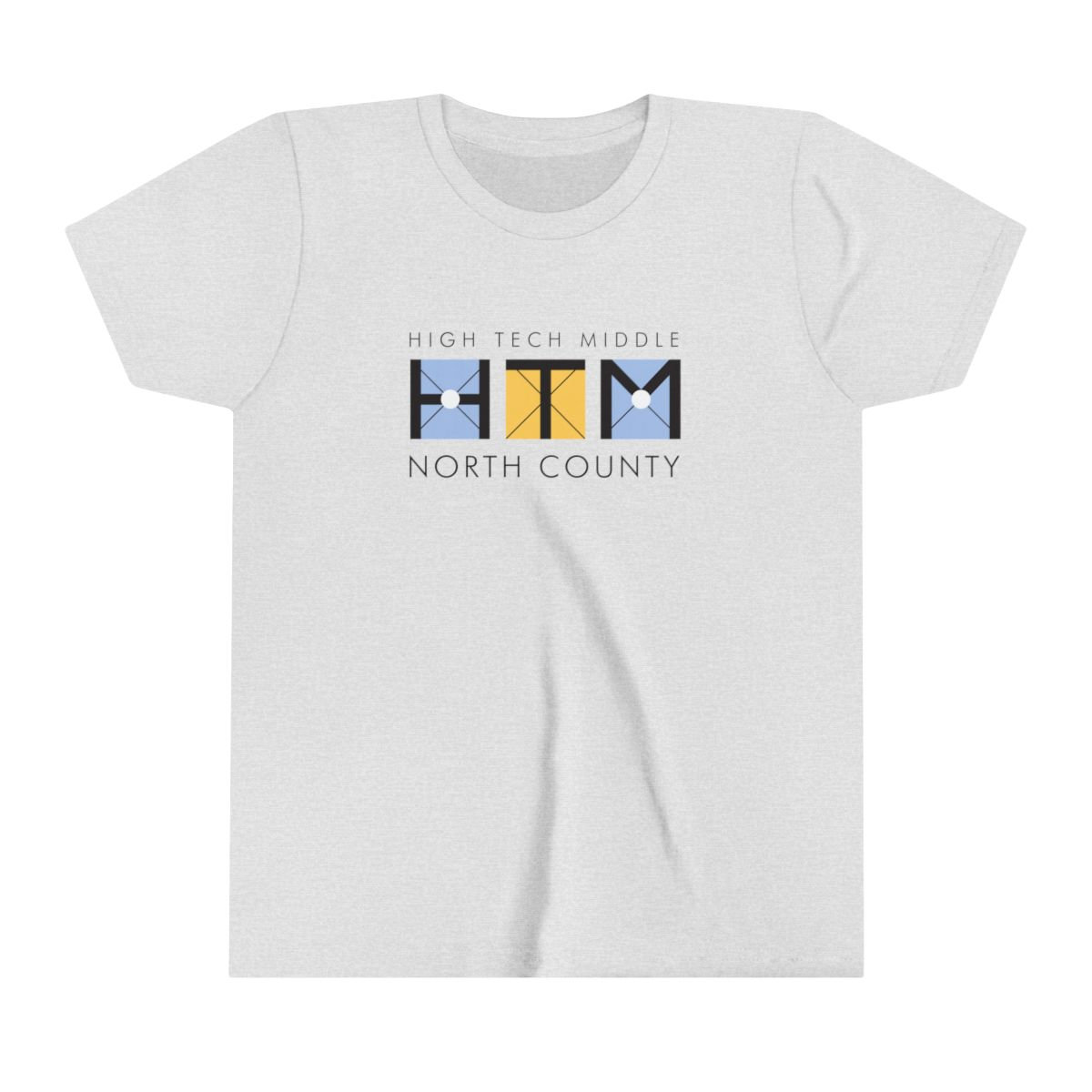 Product HTM School Logo Tee Y Ash