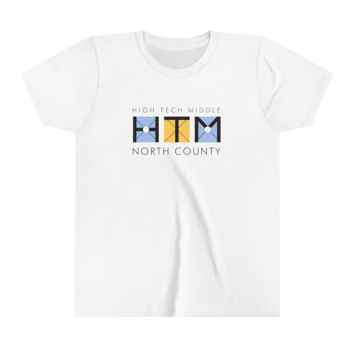 Product HTM School Logo Tee Y White